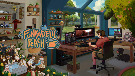 ⟡ COMMISSIONED by FunkadelicPeach 2025 Banner -